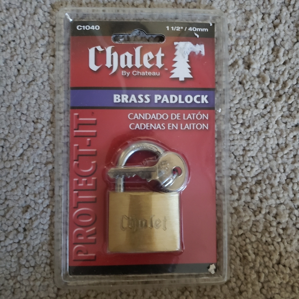 Brass padlick